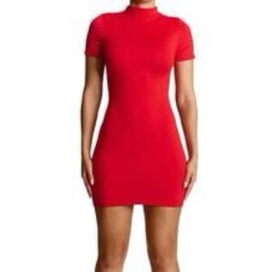 NWOT Naked Wardrobe Vibrant Red Mini Dress